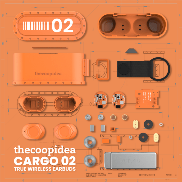 (不專業開箱）Thecoopidea Cargo 2真無線藍芽耳機 亮橘 （CP-TW07-TAN)